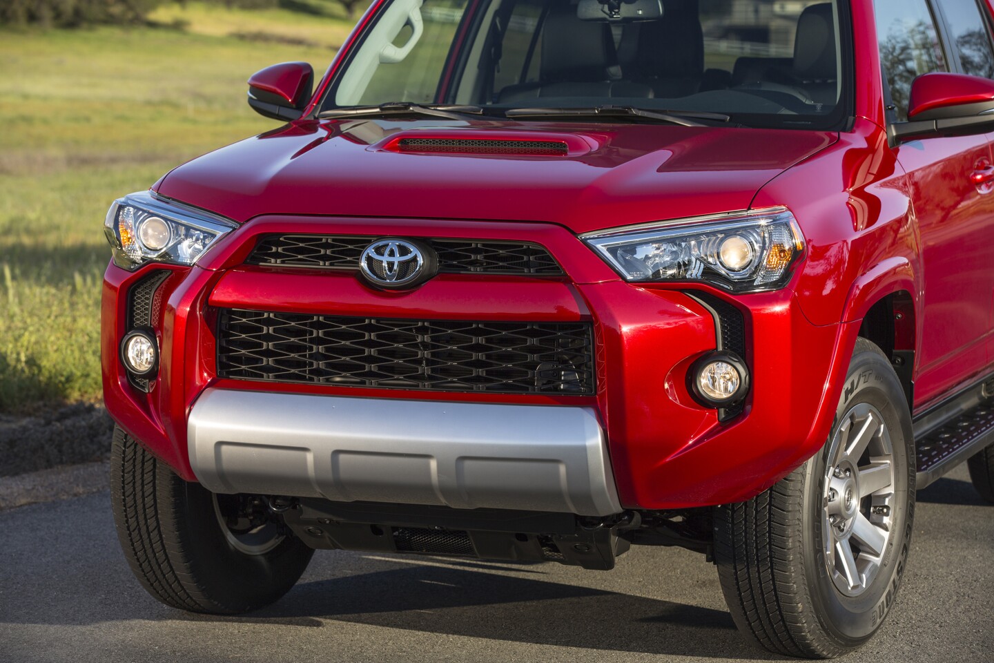The headlamps receive a new angry look