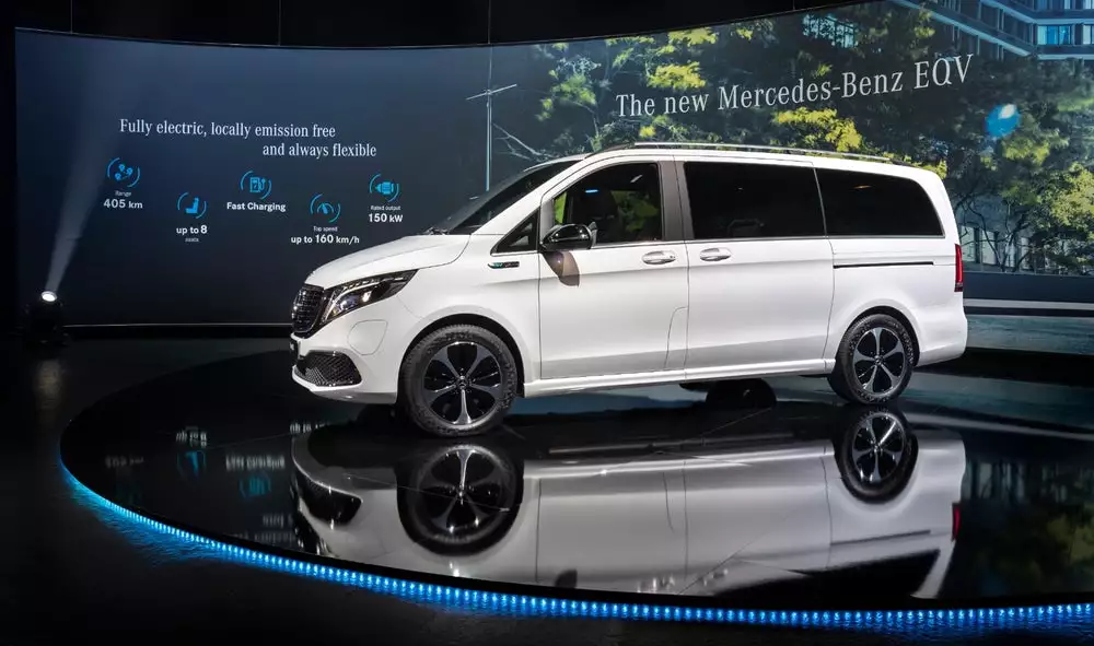 Mercedes hosted the world premiere of the EQV in Germany on Tuesday