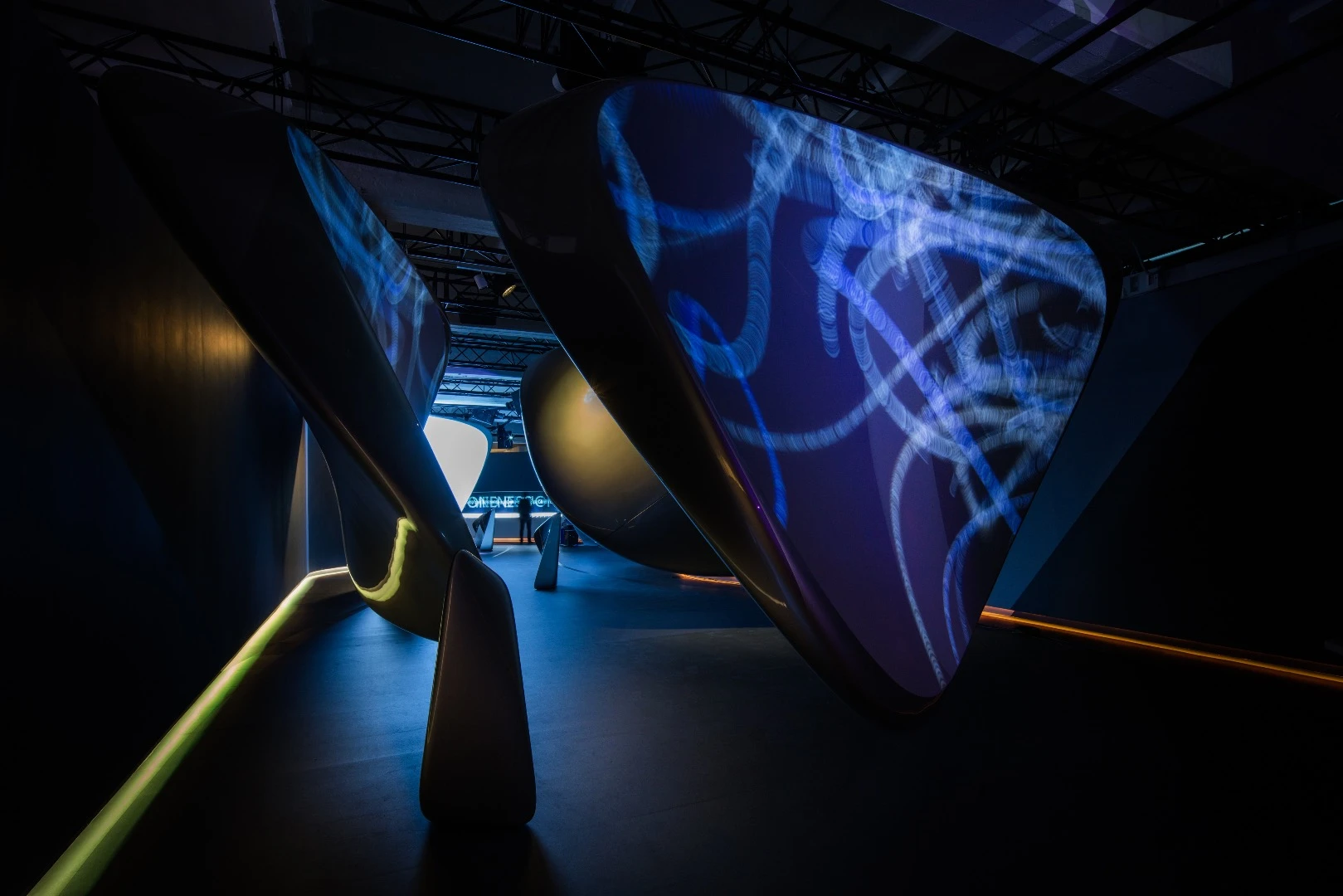 ZHA has created another installation called Unconfined for Milan Design Week
