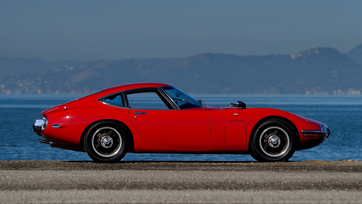 This 1967 Toyota 2000GT has an estimated price of $800,000 to $1,000,000