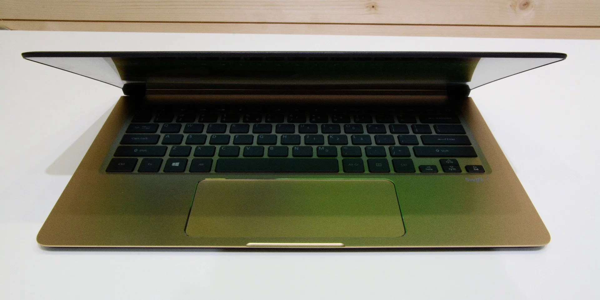 A fingerprint scanner is included, but a backlit keyboard is optional