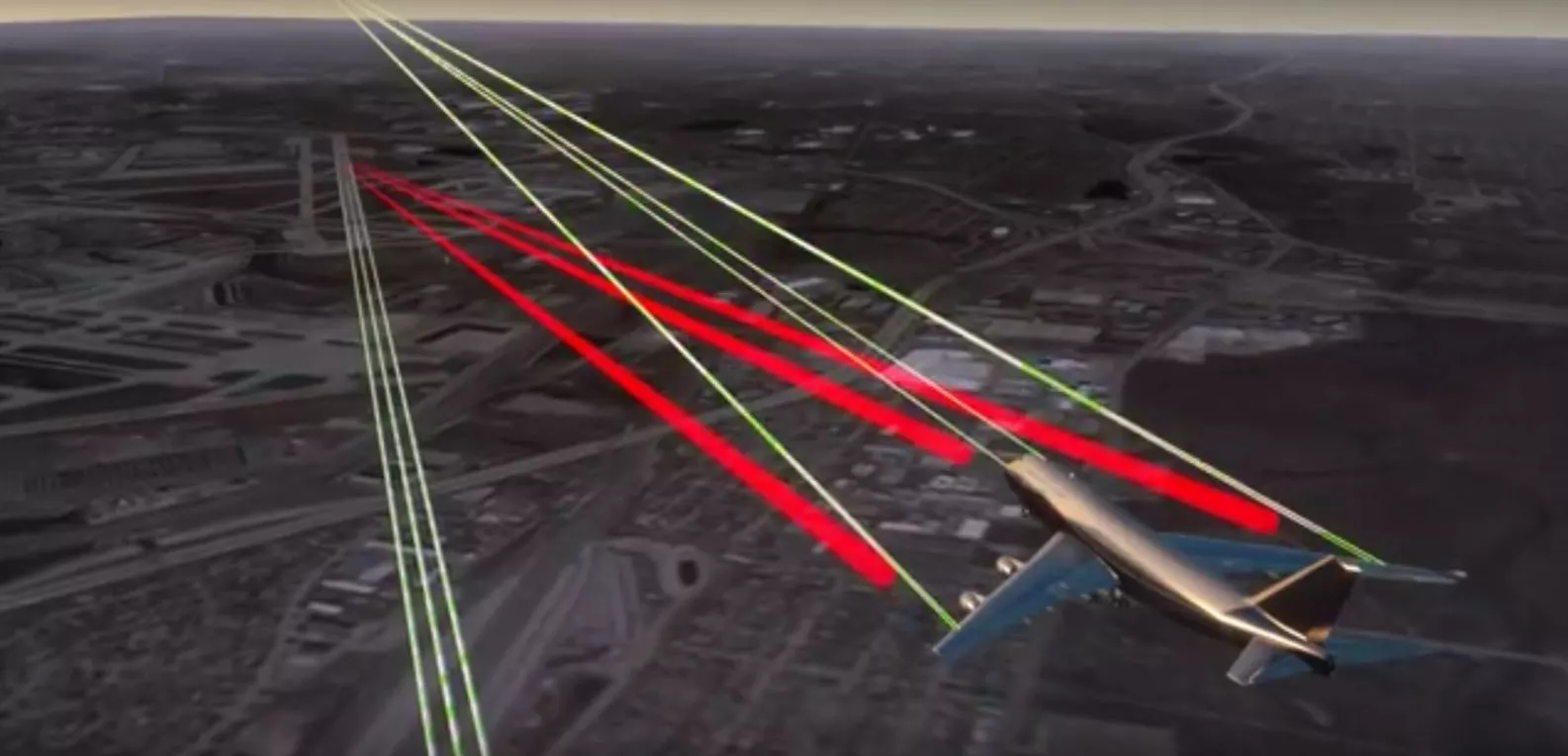 The ALTACAS system calculates other aircraft flight paths and warns if they're on a collision course