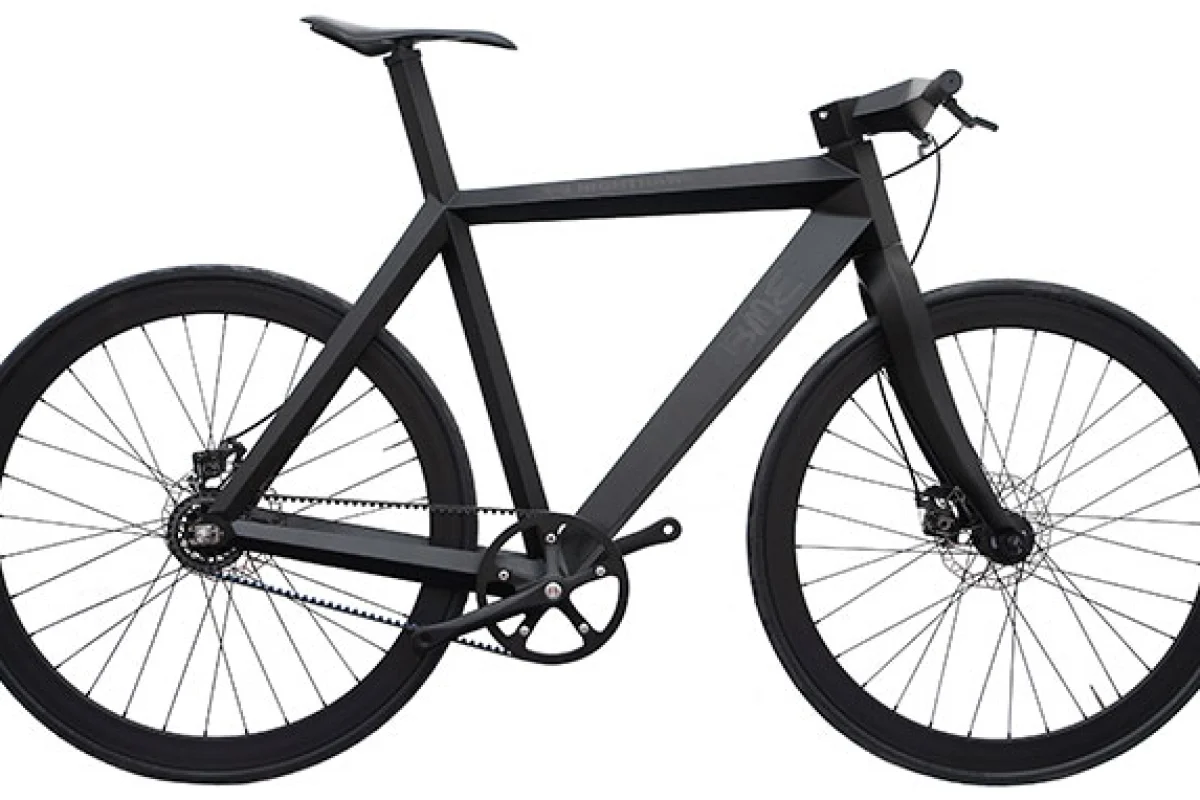 The X-9 Nighthawk is a prototype bicycle with a frame made from aramid/carbon fiber sandwich panels