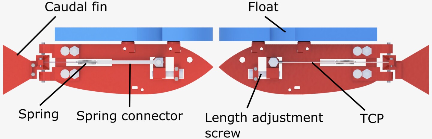 The different components of the system