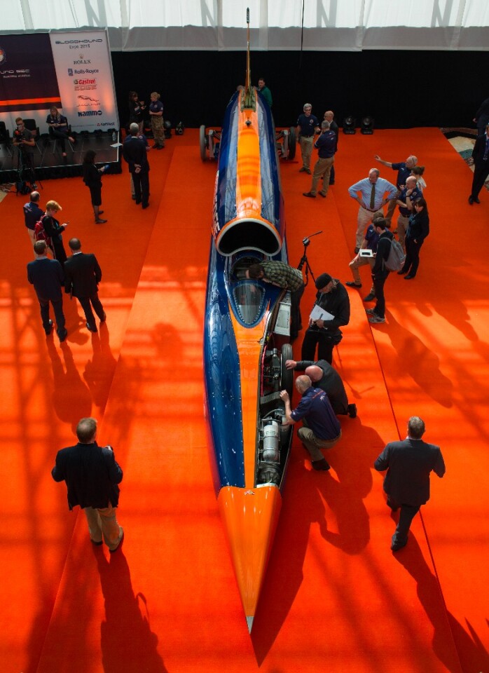Over 8,000 people are expected to attend the Bloodhound Expo