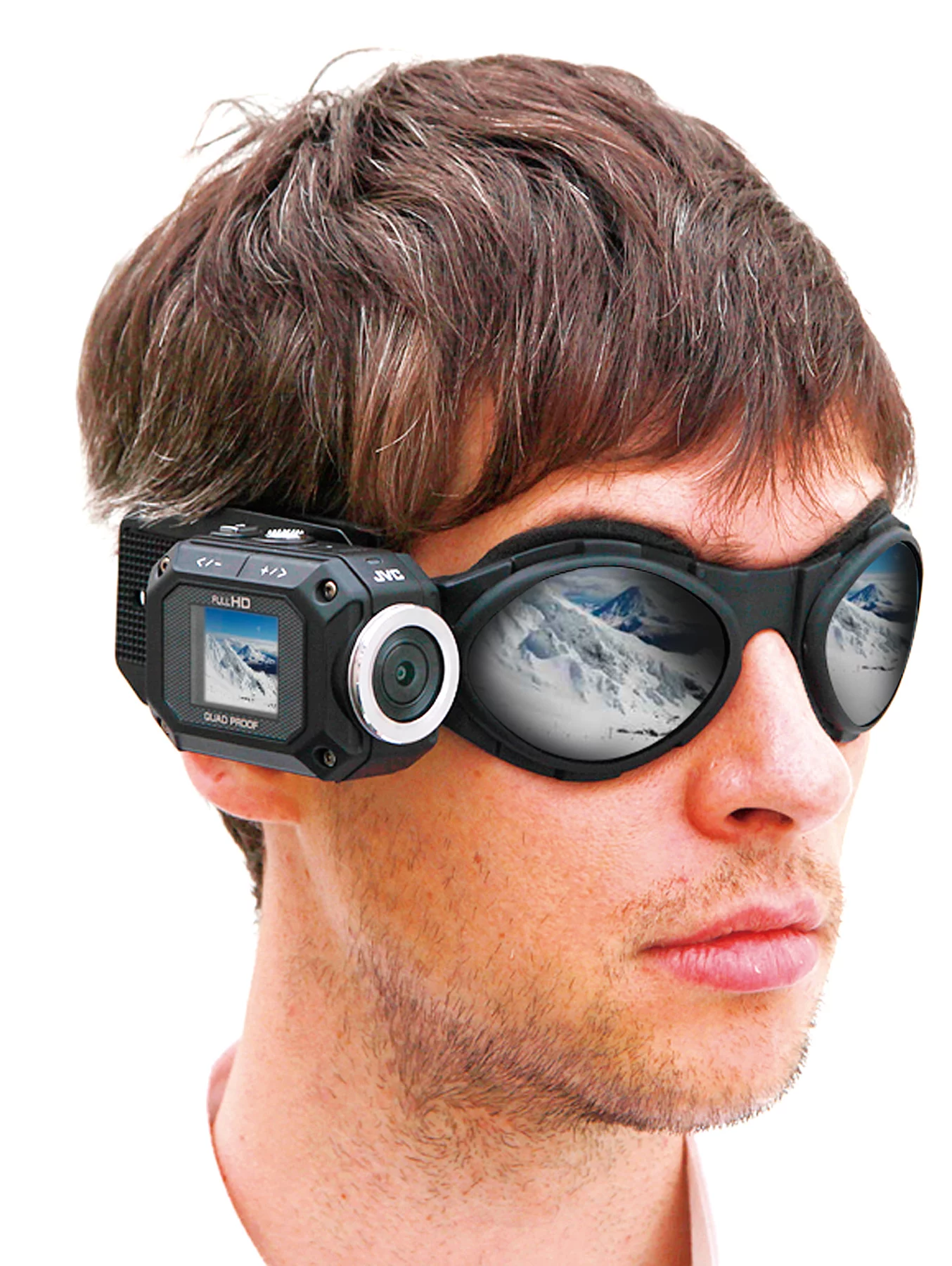 JVC's new action cam comes supplied with a goggle mount and flexible mount