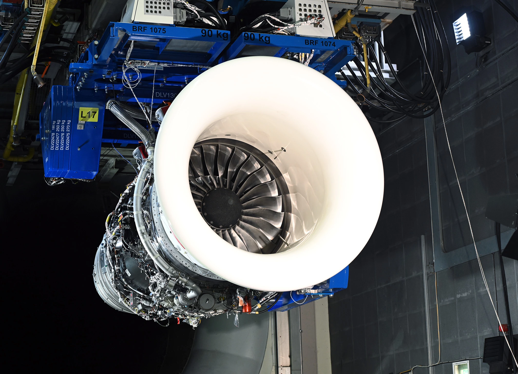 The Pearl 700 engine used to test the 100 percent sustainable aviation fuel