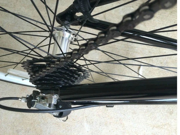 LFN Bike's seven-speed rear cassette