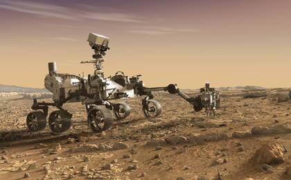 Artist's concept of the Mars 2020 rover