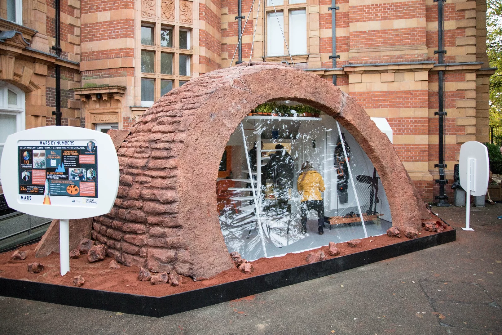 The Mars show home has been designed to preview the type of home astronauts might live in