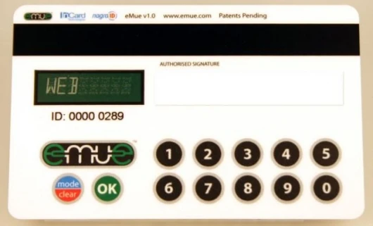12-button keyboard and embedded alphanumeric display