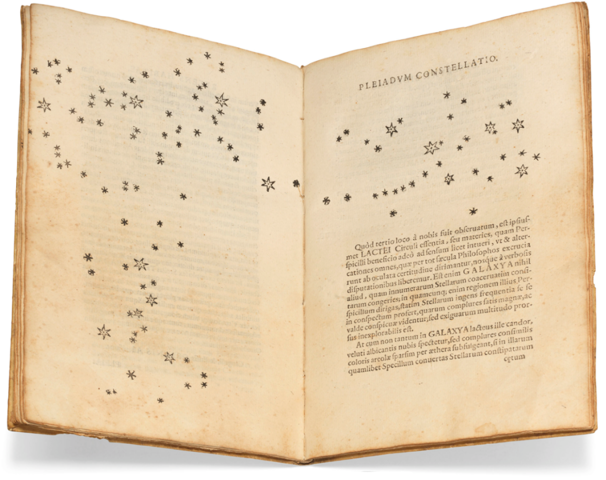 Sidereus Nuncius by Galileo Galilei (1610) | Auction Description | Estimate: $379,800 to $633,000 | Auction Date: July 9, 2019
