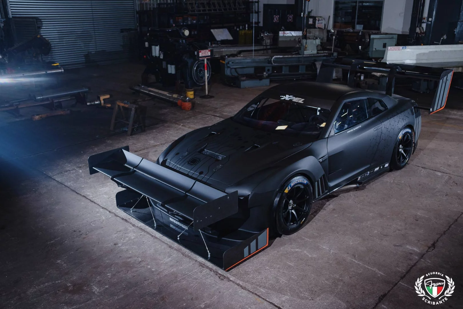 Franco Scribante Racing's 1600-horsepower Nissan GT-R will not be lacking in downforce