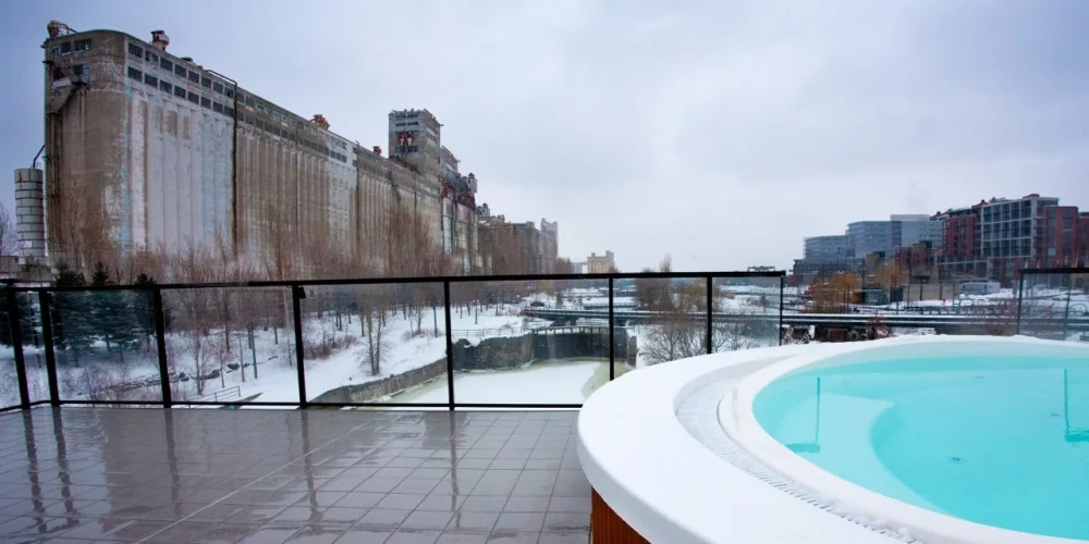 Merging old world Montreal charm with luxury and comfort, Bota Bota comprises of five decks fitted with various spa installations (Image by Sid Lee)