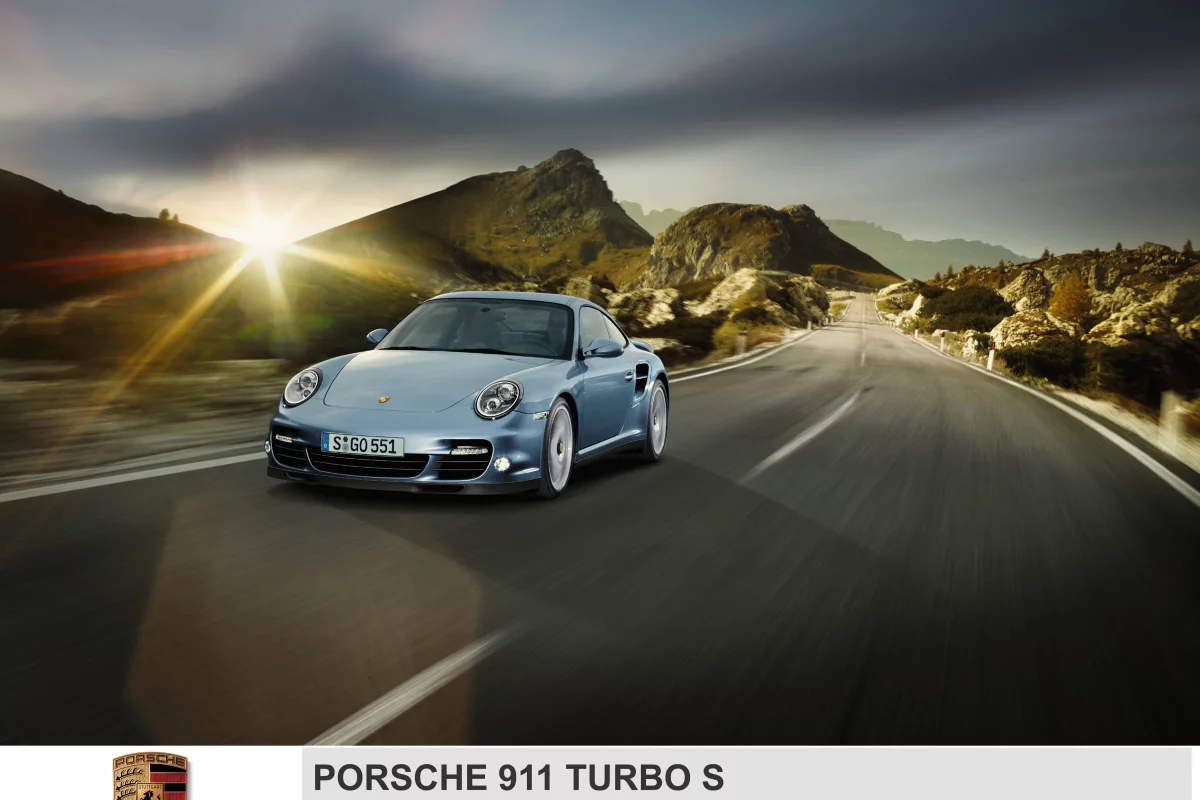 The new Porsche 911 Turbo S - 530hp, 7-speed paddle-shift gearbox, 0-100kmh in 3.3 seconds, and still manages 24.8mpg