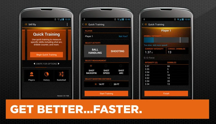 The app comes with two practice modes