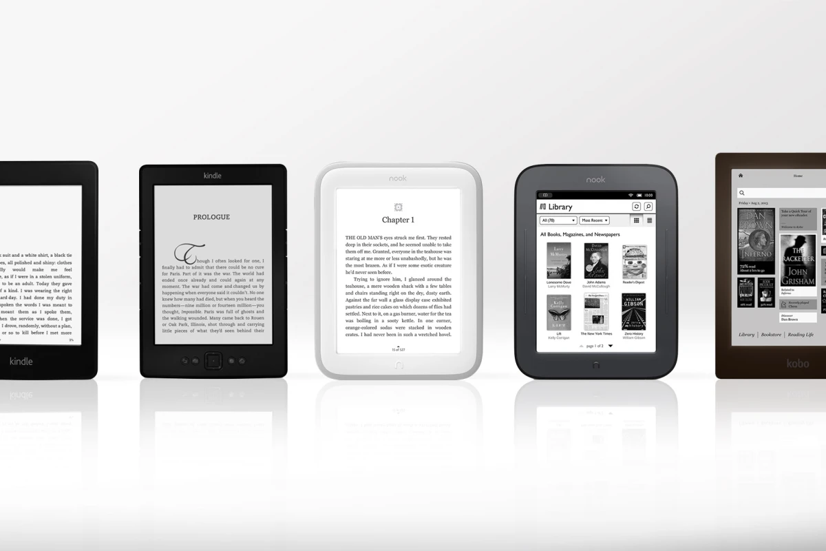 Gizmag breaks down the top e-readers of the 2013 shopping season