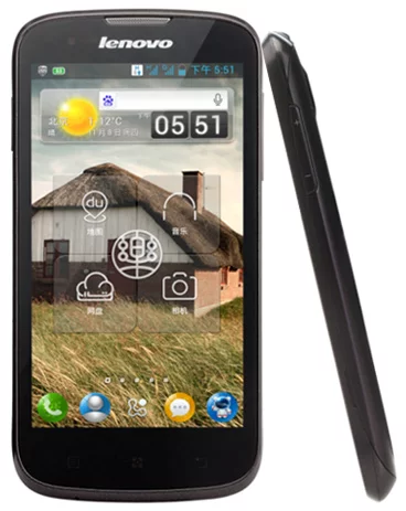 The Lenovo Ideaphone A586 black