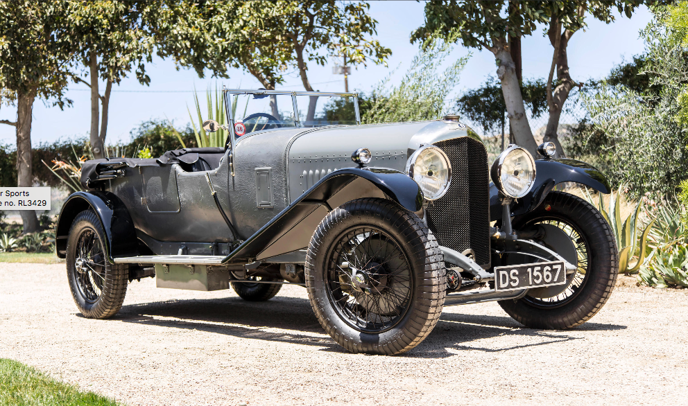 2018 Monterey Car Week Auction Report | 1929 Bentley 4½ Liter Sports Tourer | Sold for US$ 1,435,000 | Estimate: from $1,250,000 to $1,500,000 | Auction: Bonhams | Lot 66 | Official Description