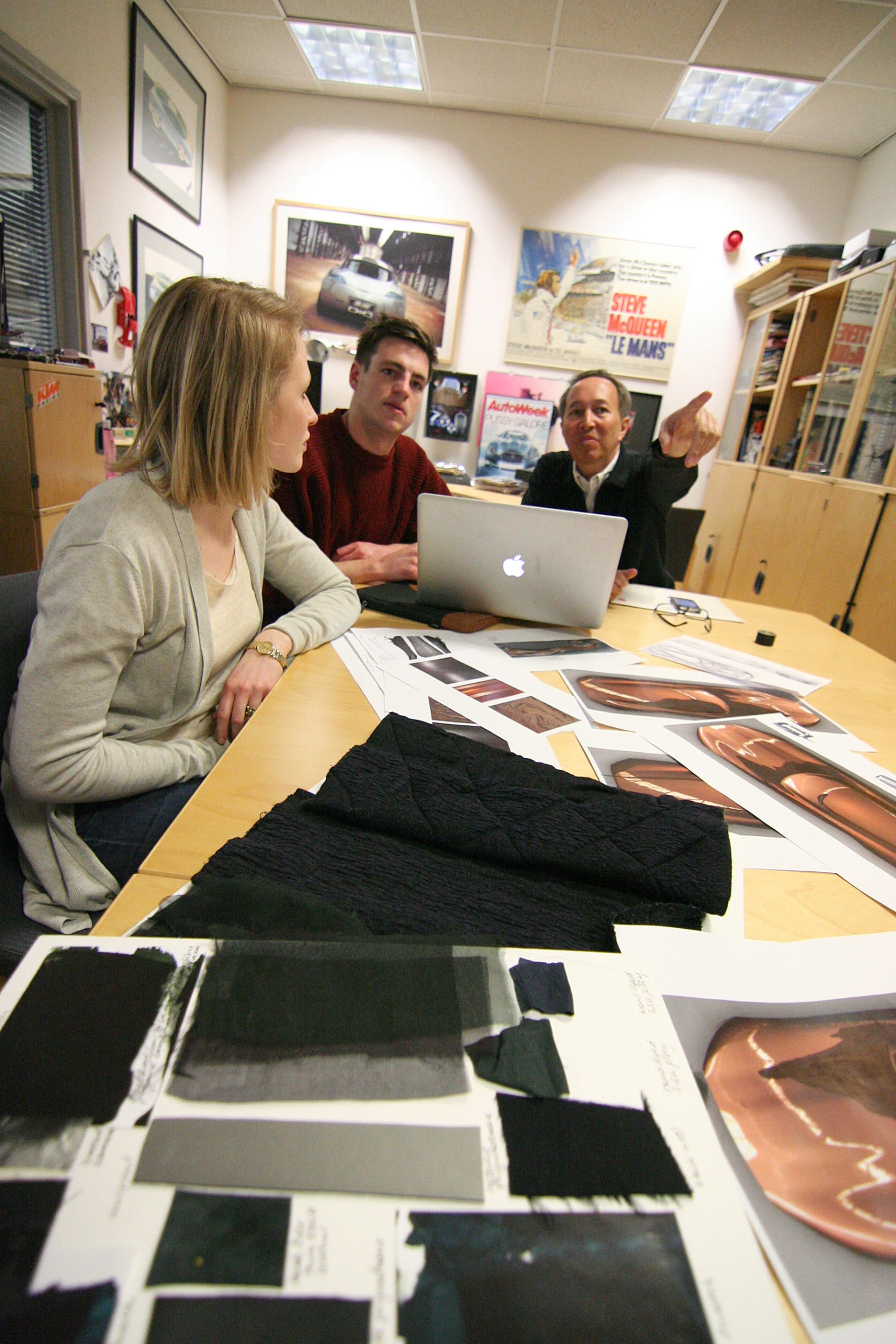 Students had to have a background in both vehicle and fabric design