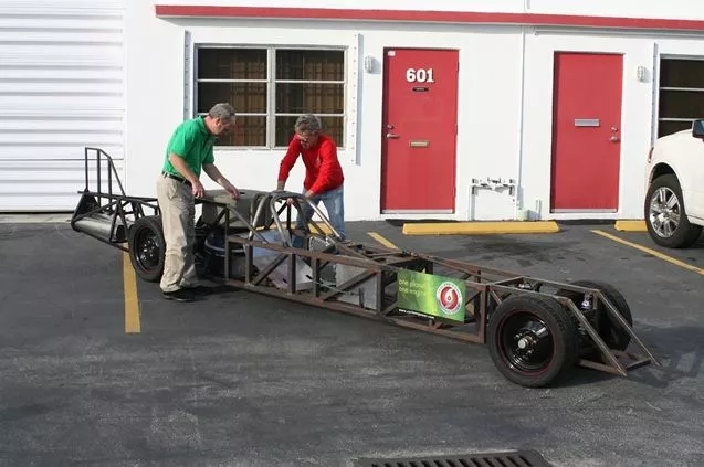 The LSR Streamliner, once complete, will be used in an attempt on the land speed record for steam-powered vehicles