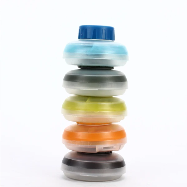 Multiple Stash bottles nest together, giving you much more water capacity in a package that's smaller or equal to the size of a typical bottle