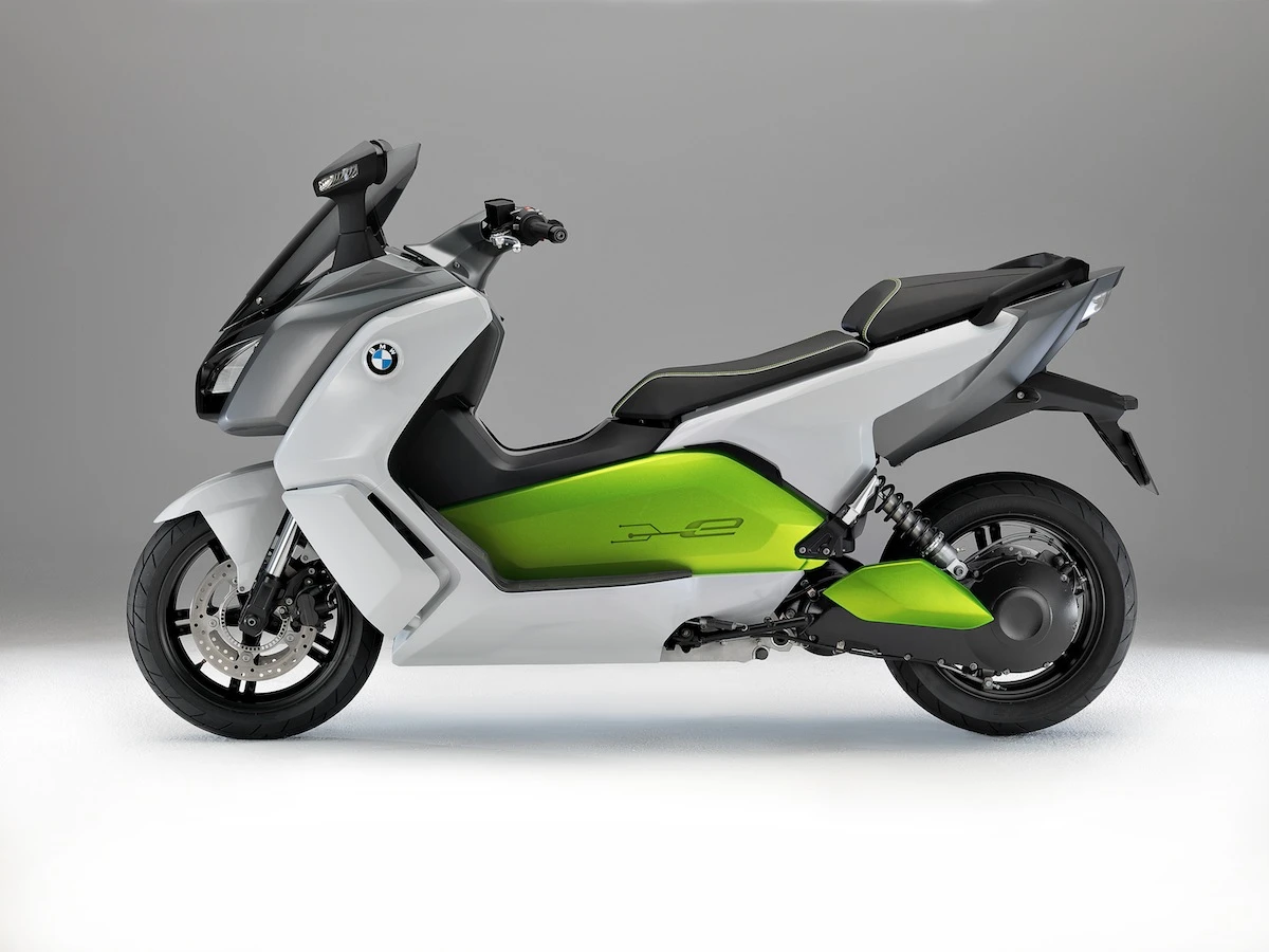 The BMW C evolution side view