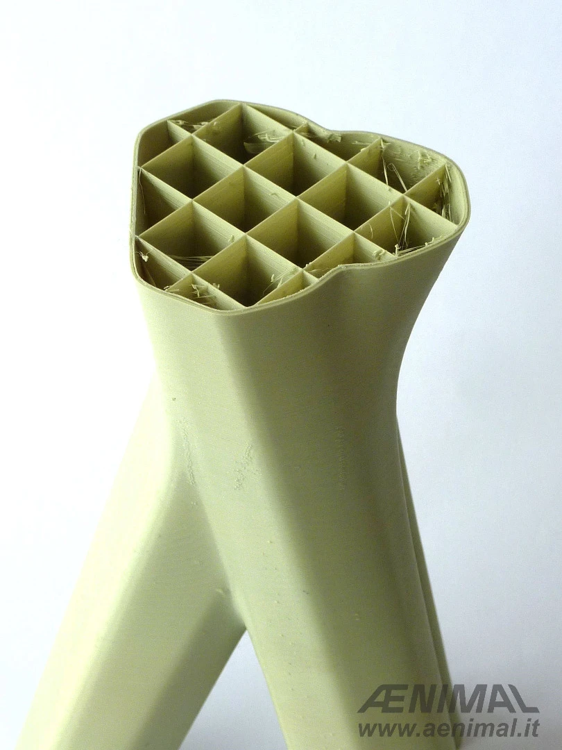 A 3D-printed component of the Aenimal Bhulk frame