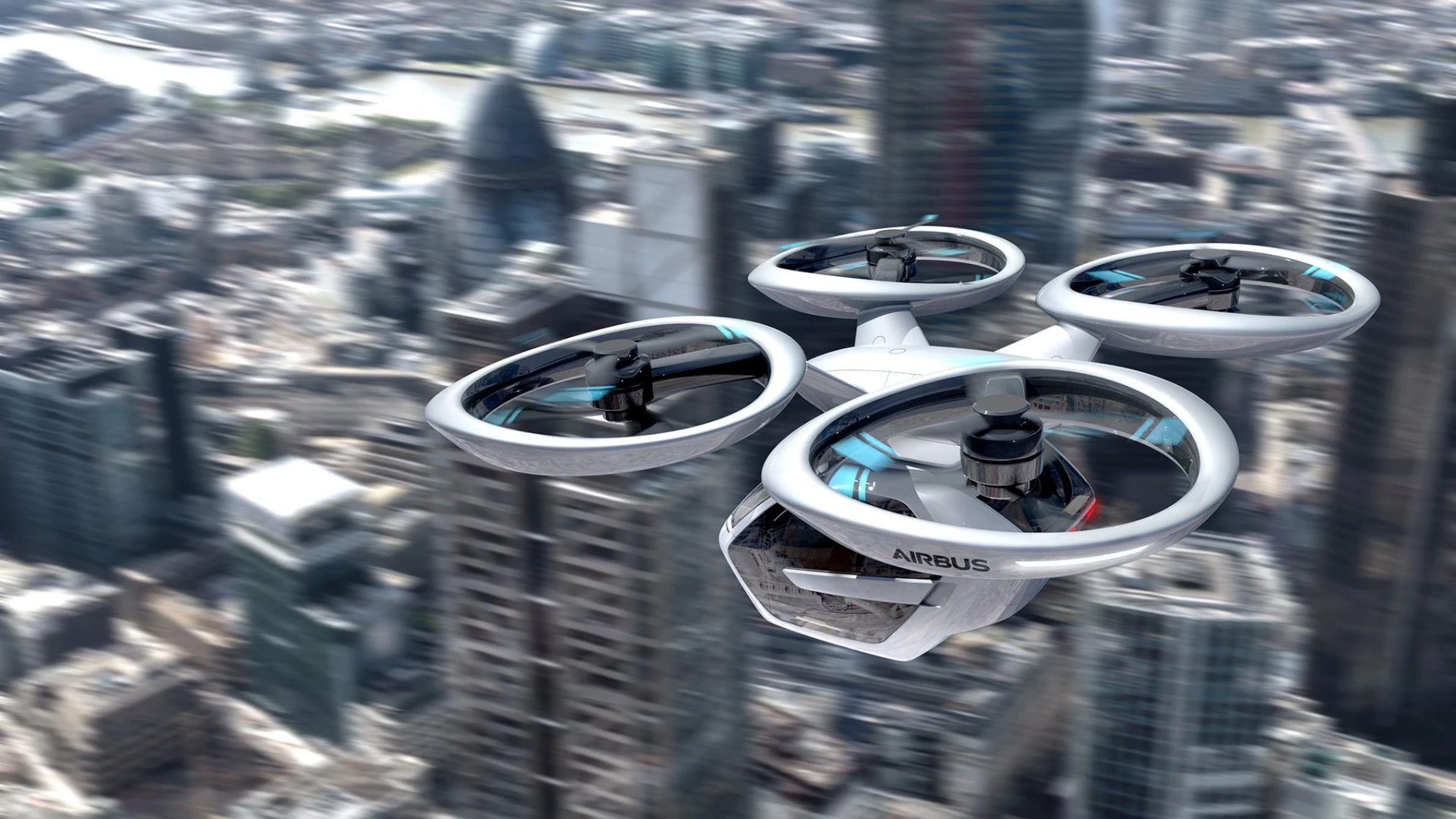Render of the Pop.Up Next concept in flight