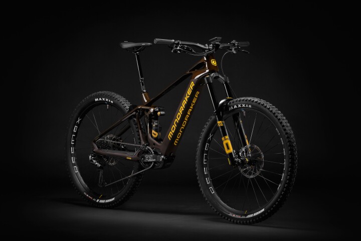 The Mondraker Crafty Carbon XR Ltd enduro eMTB features Bosch's limited-edition Performance Line CX Race motor and Powertube battery combination