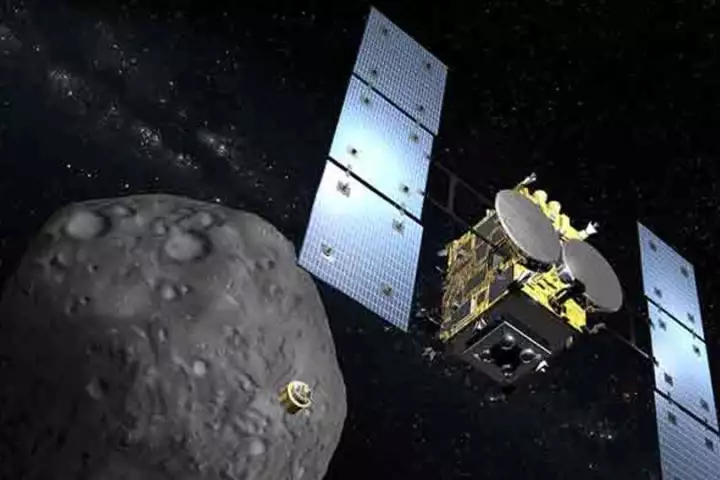 Artist's impression of Hayabusa2