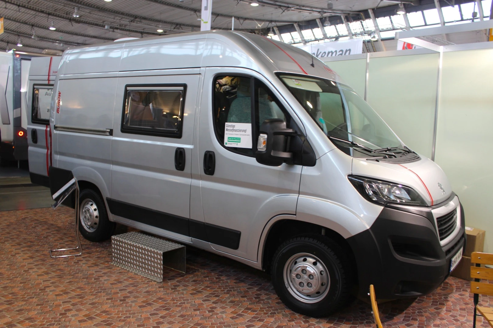 Burow shows the Peugeot Boxer-based VIP 490 camper van