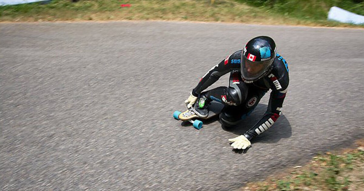 World record 80.74 mph downhill skateboard run