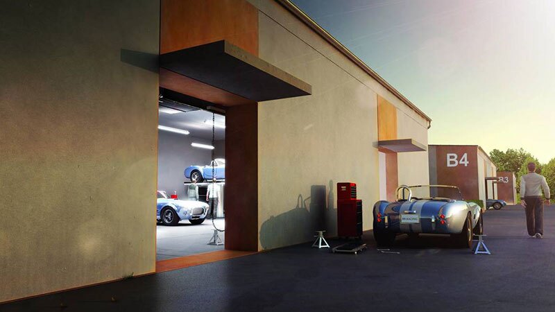 CGI of a converted hall at Bilster Berg drive resort