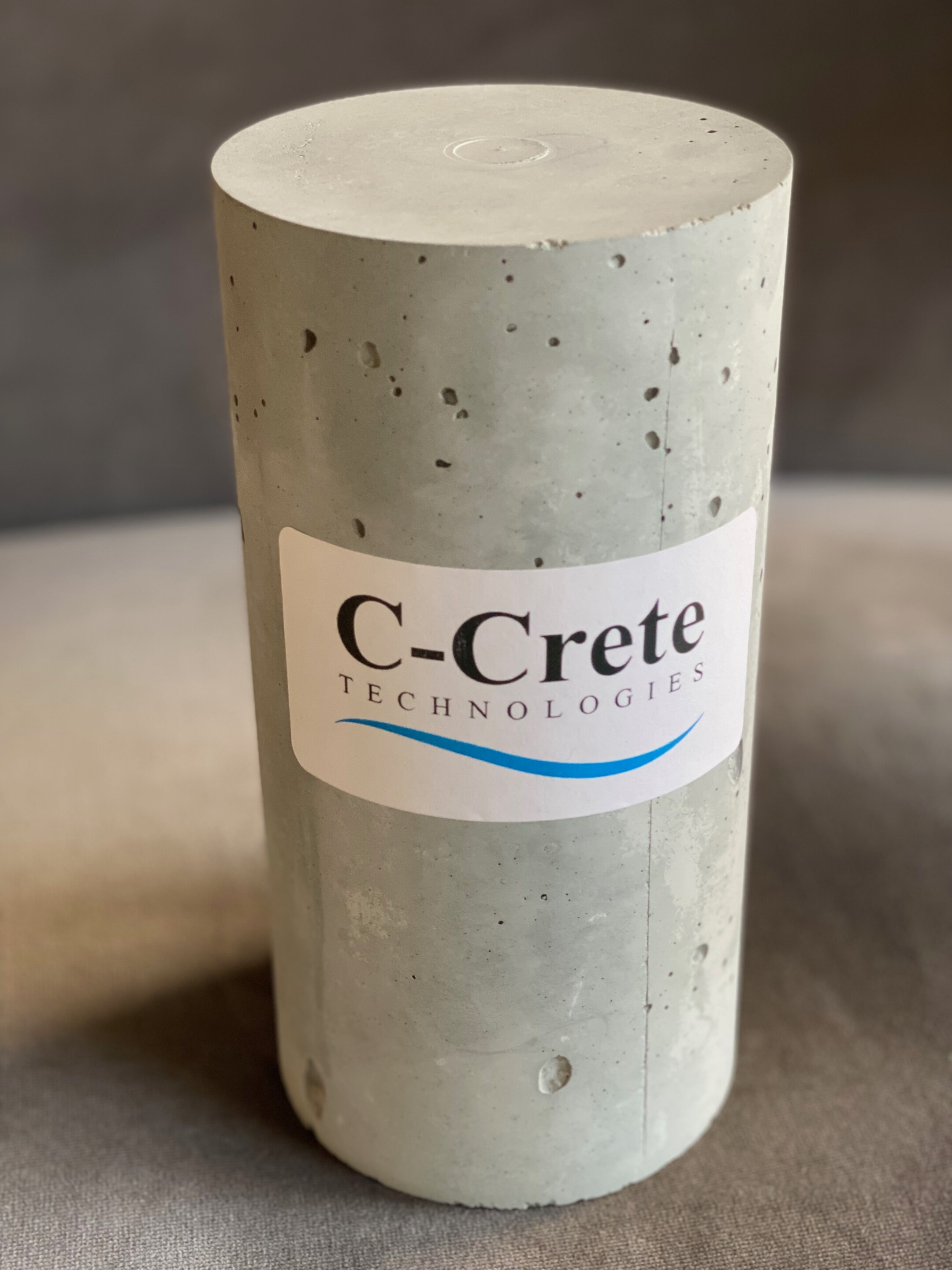 The granite-based C-Crete should reportedly cost about the same as traditional Portland-cement-based concrete