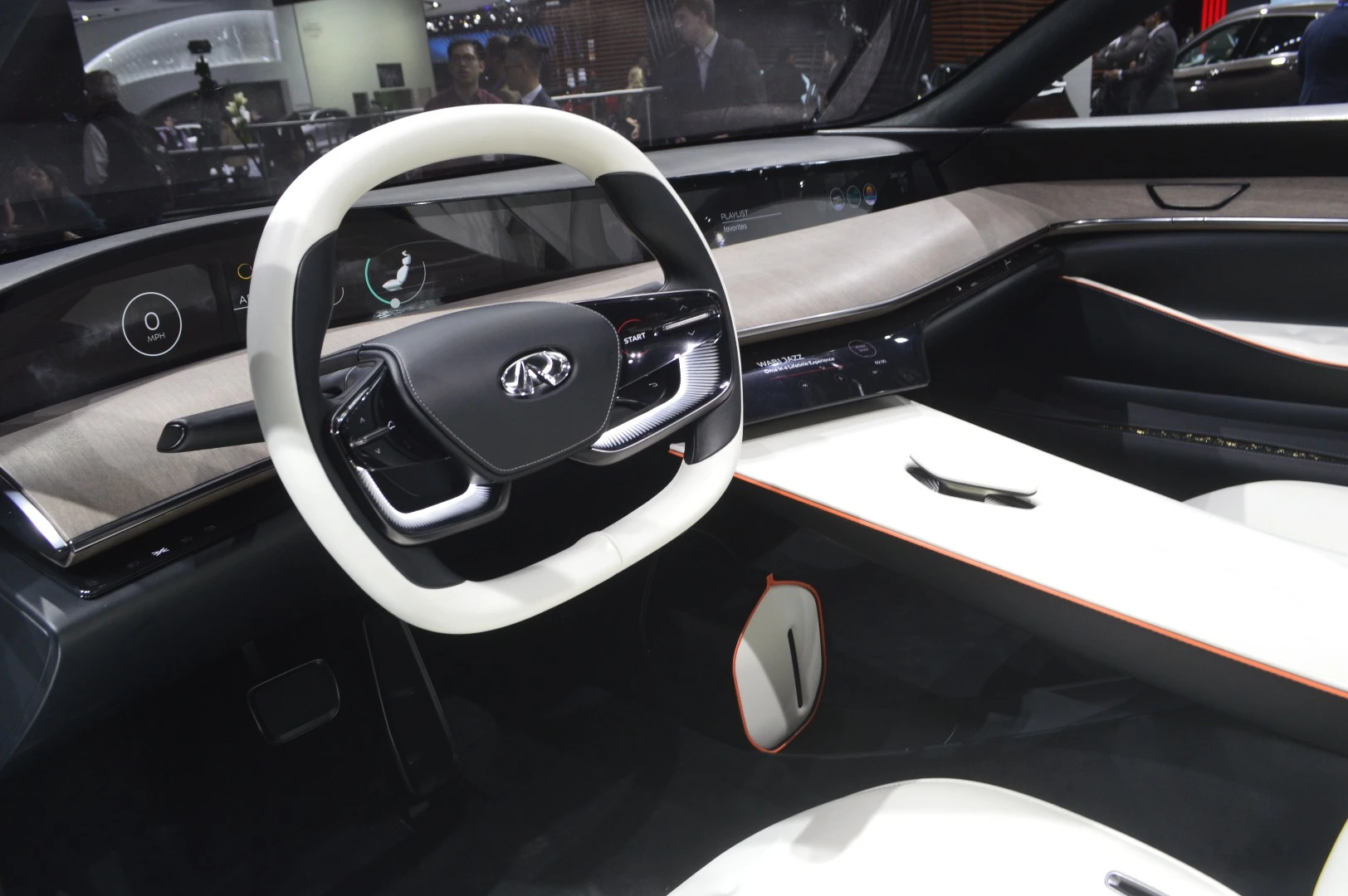 Infiniti focused on creating a minimalist, human-centric interior with the Q Inspiration