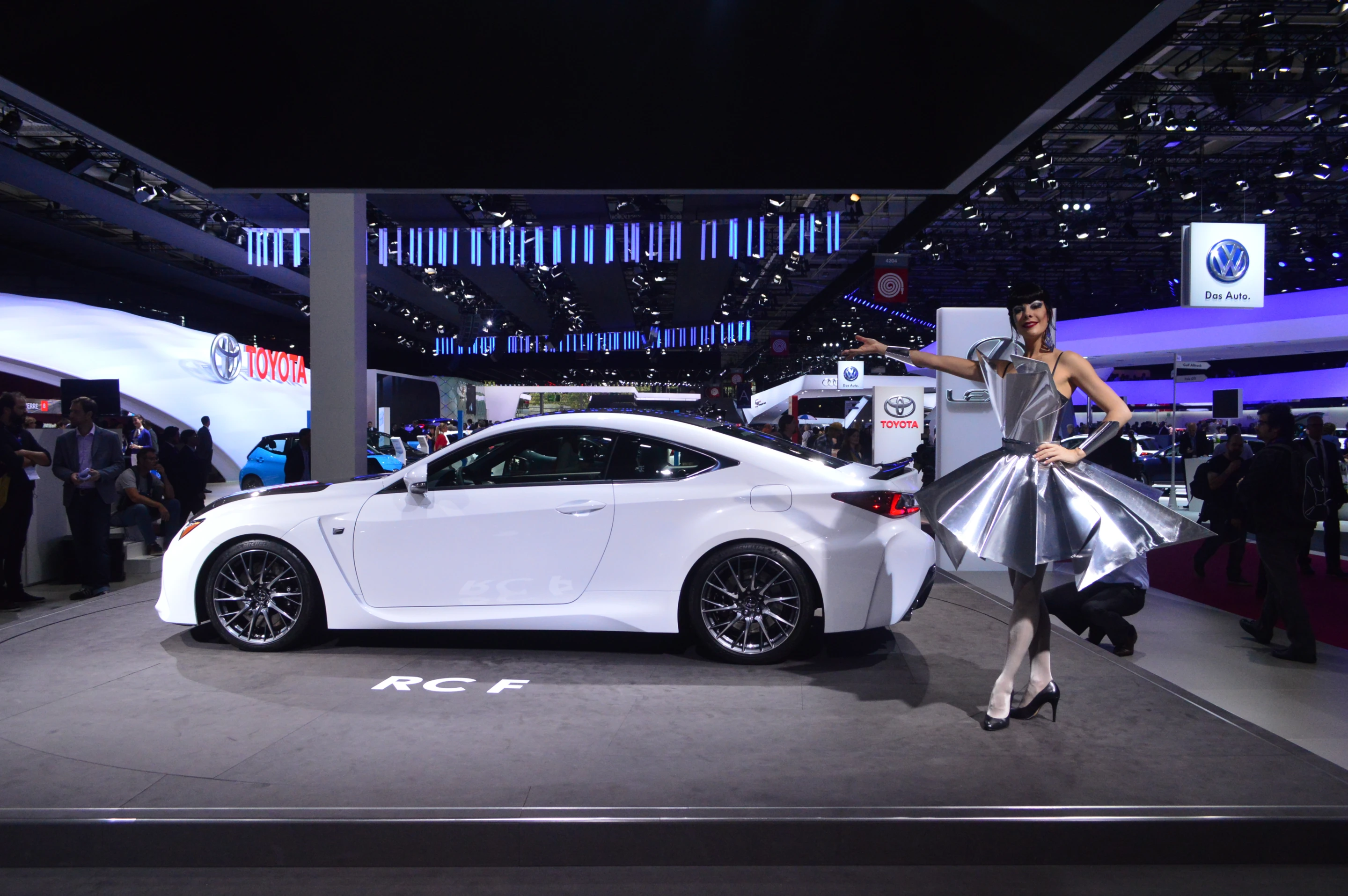 Lexus first revealed the new RC F coupe at the 2014 Detroit auto show (Photo: C.C. Weiss/Gizmag)