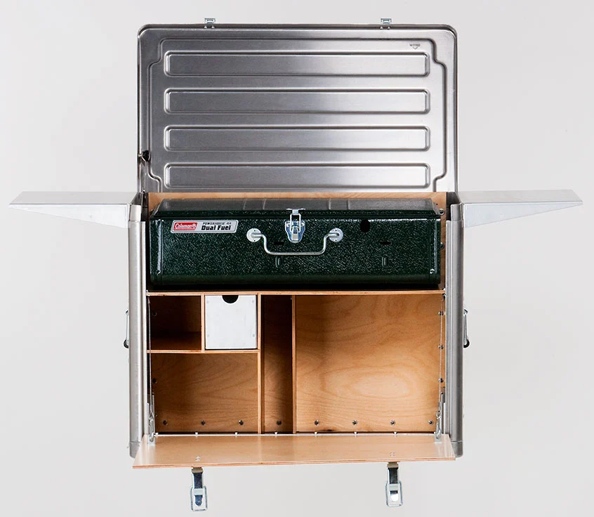 The Coleman stove version of the Field Kitchen (Photo: Kanz Outdoors)