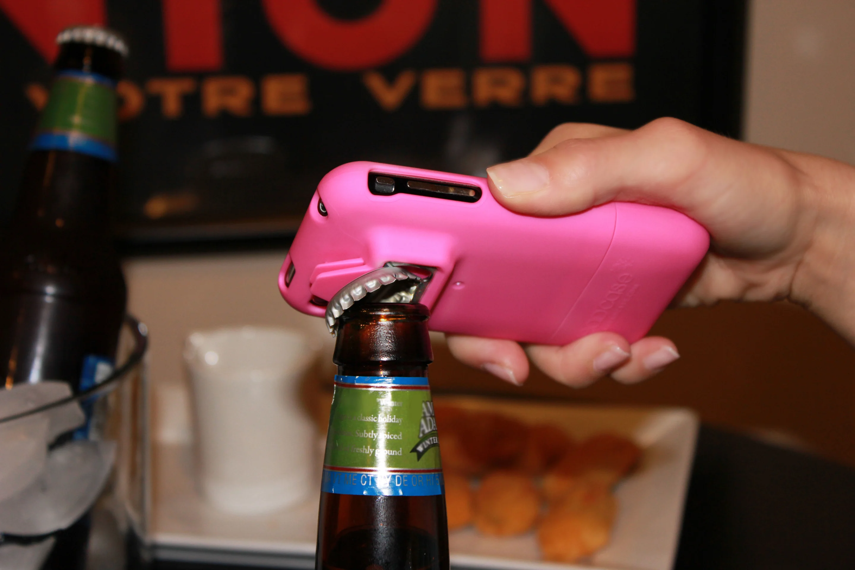 Be HeadCase is a bottle opener-equipped iPhone case, that comes with an app that keeps count of how many bottles you've opened