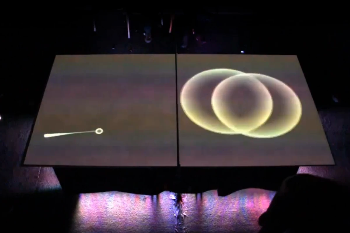 Pingtime: Ping Pong augmented (Video still: videogram)