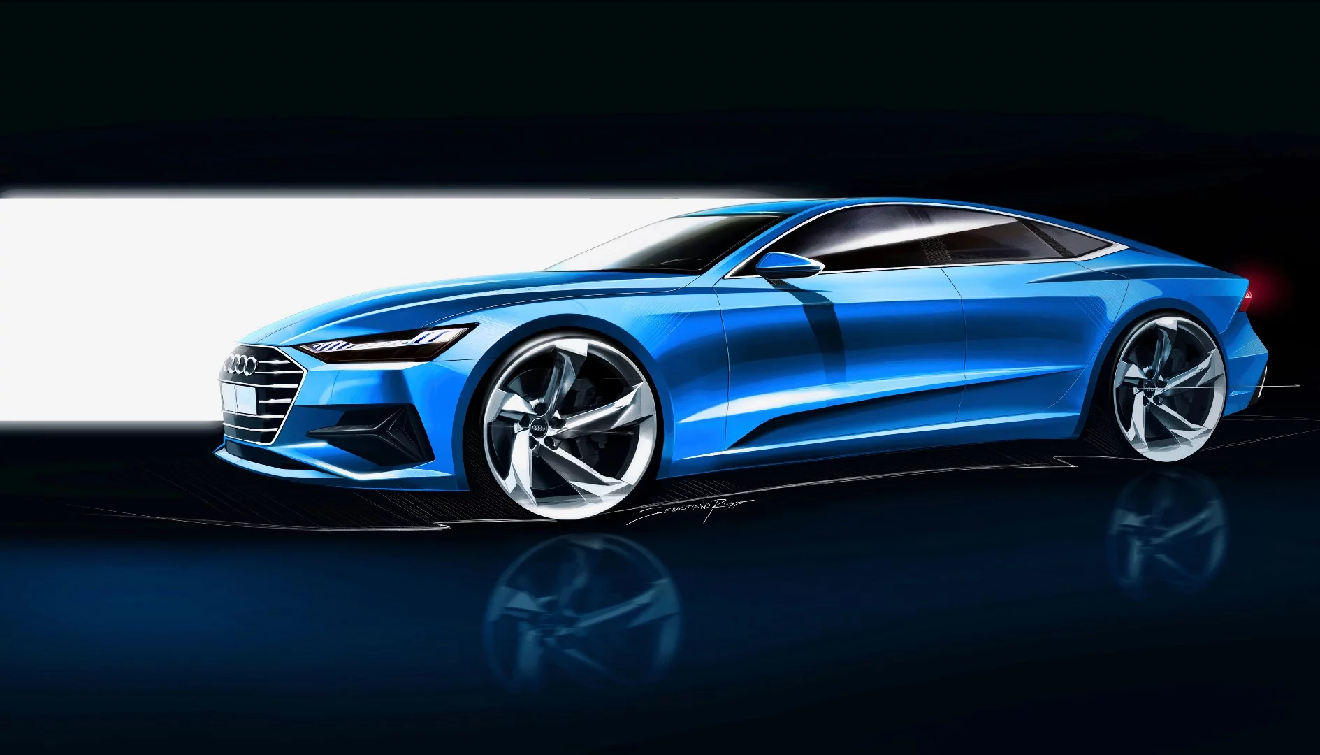 Audi A7 Sportback sketch