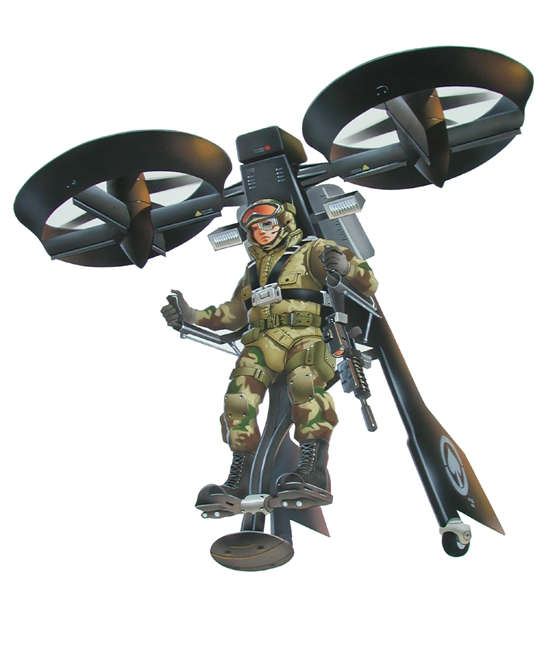 The Solotrek XFV flying Exoskeleton
