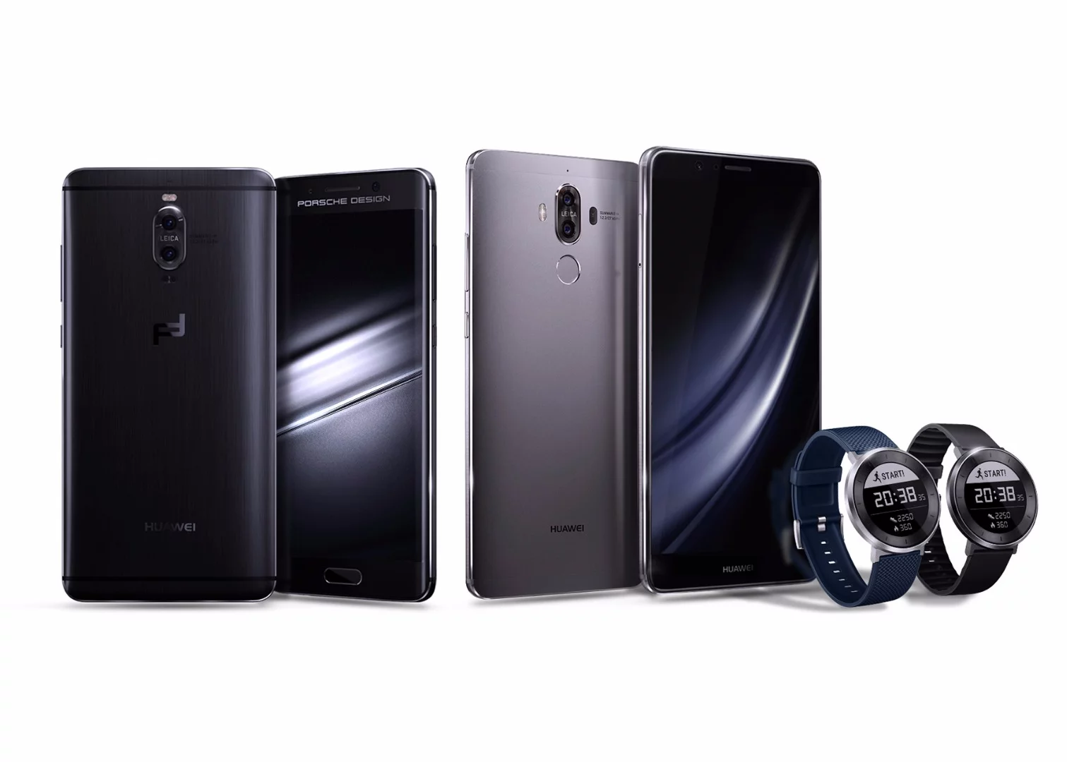 Also available from Huawei: a Porsche edition of the Mate 9 and a Fit wearable