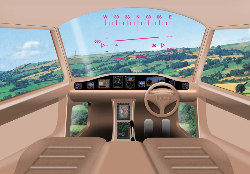 A concept PAV cockpit (Image by Gareth Padfield, Flight Stability and Control)