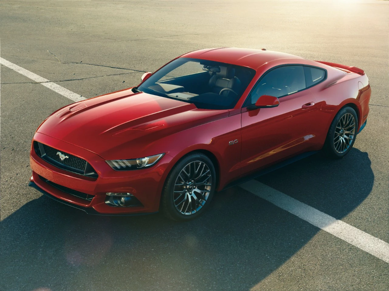 The newest Mustang design loses the retro front fascia of the last generation