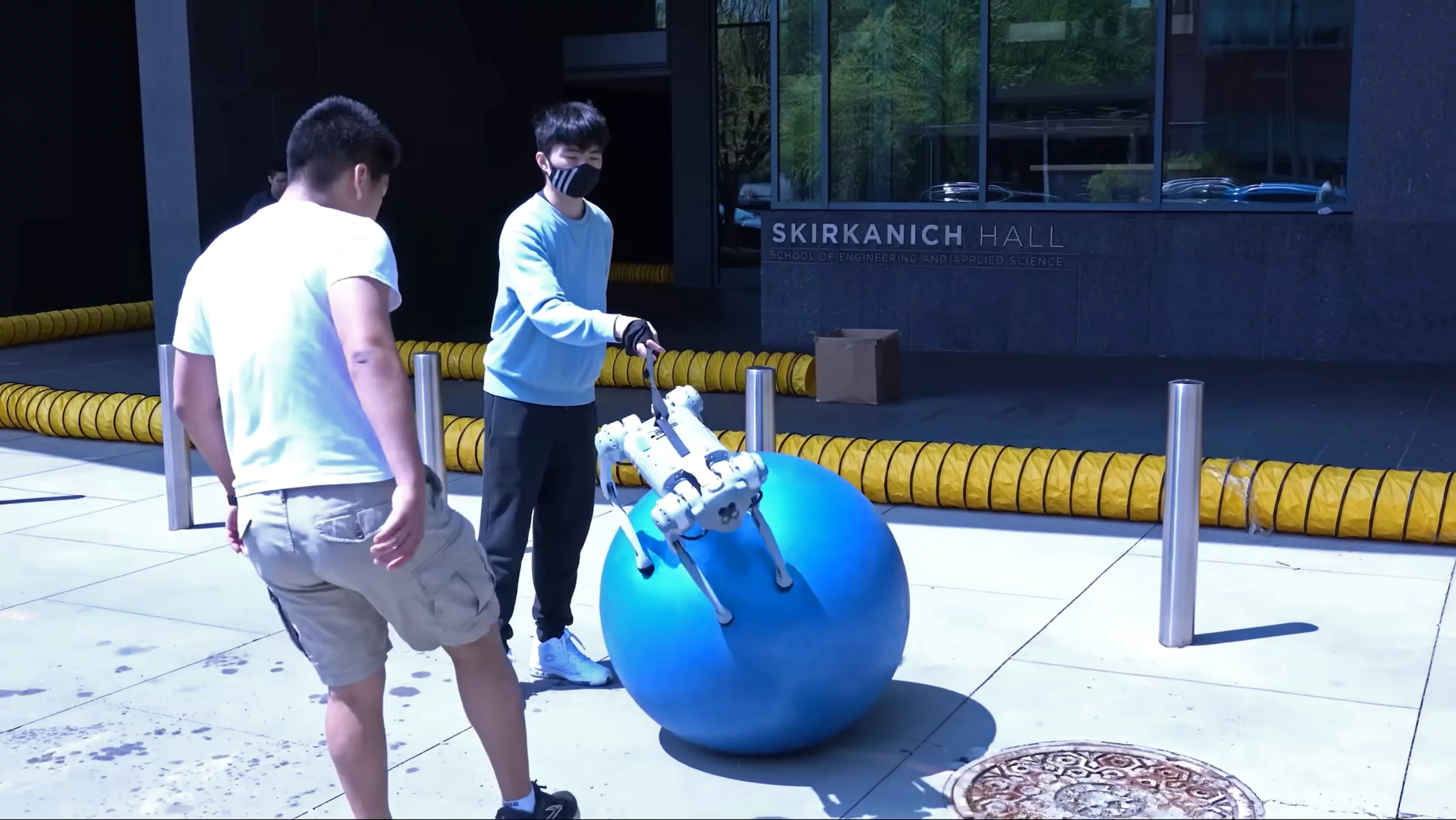 Holding on to that ball better than a bull-riding cowboy at a rodeo