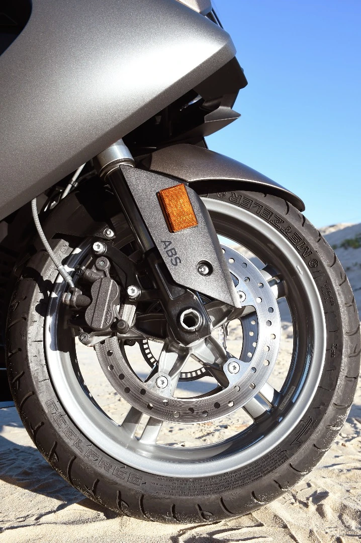 BMW's C650 GT: standard ABS is just about flawless