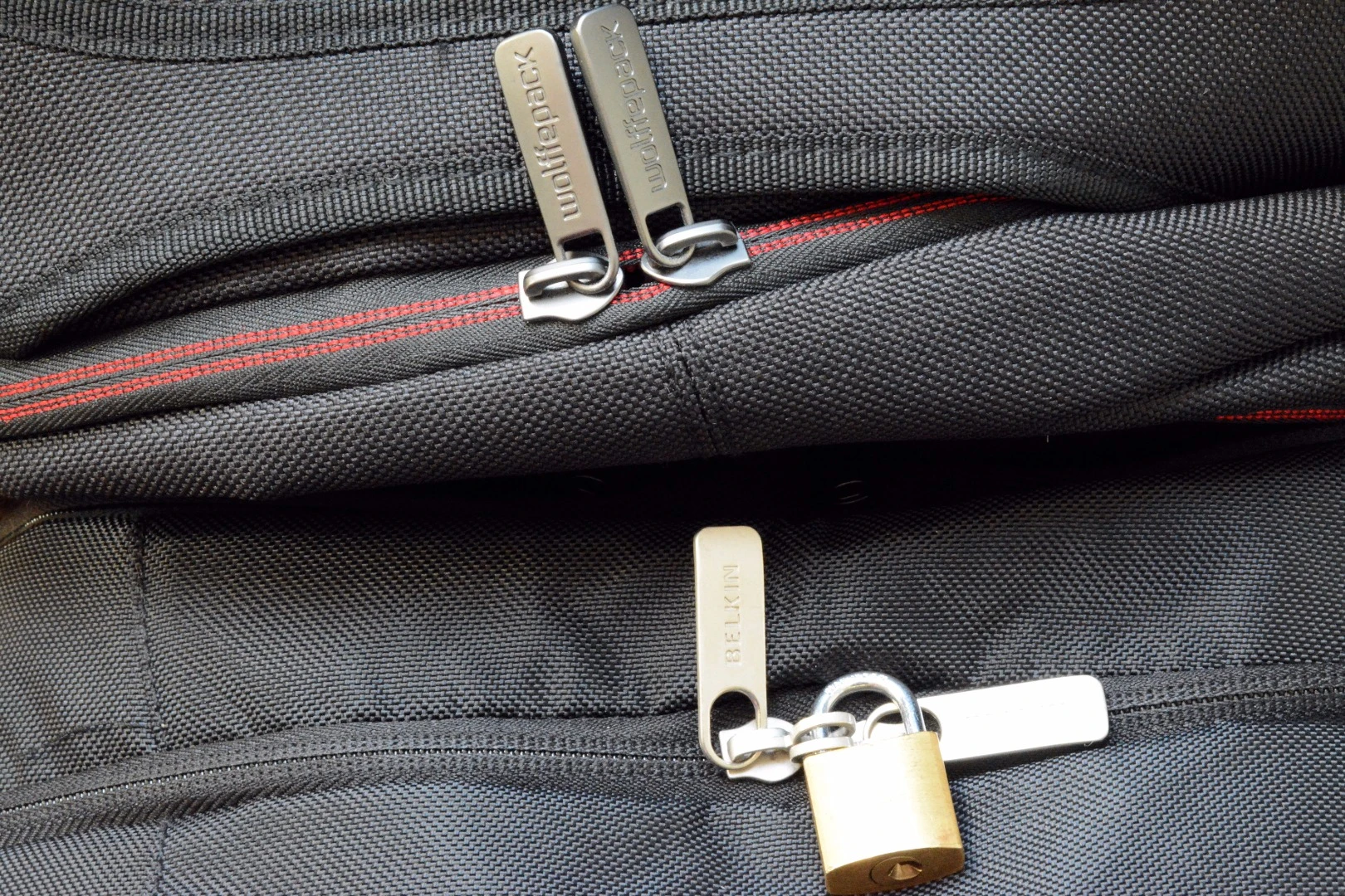 Where some backpacks sport dedicated padlock loops on the zipper pulls, the Metro has large pull holes instead