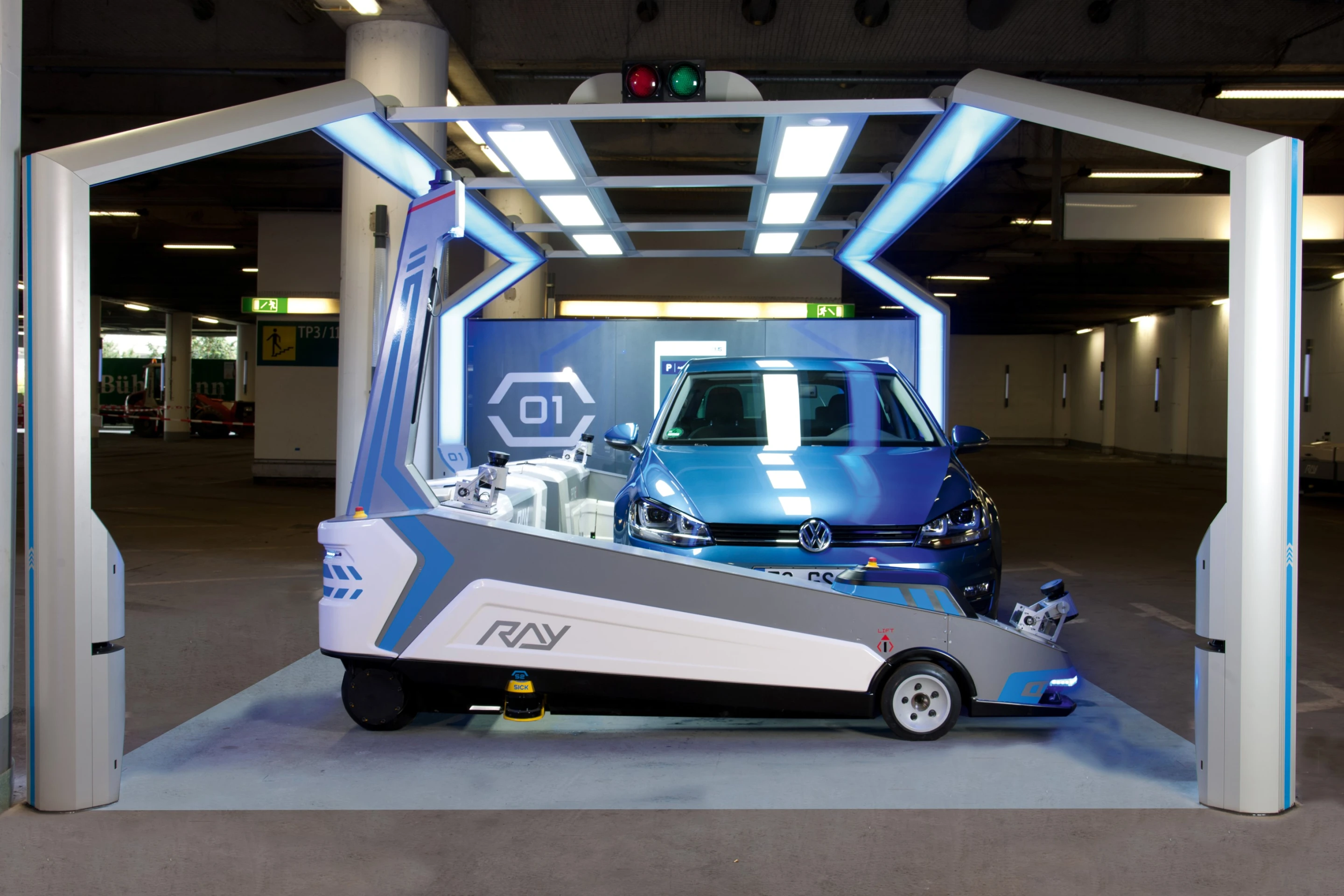 Ray will automatically rearrange the cars based on their scheduled departure time