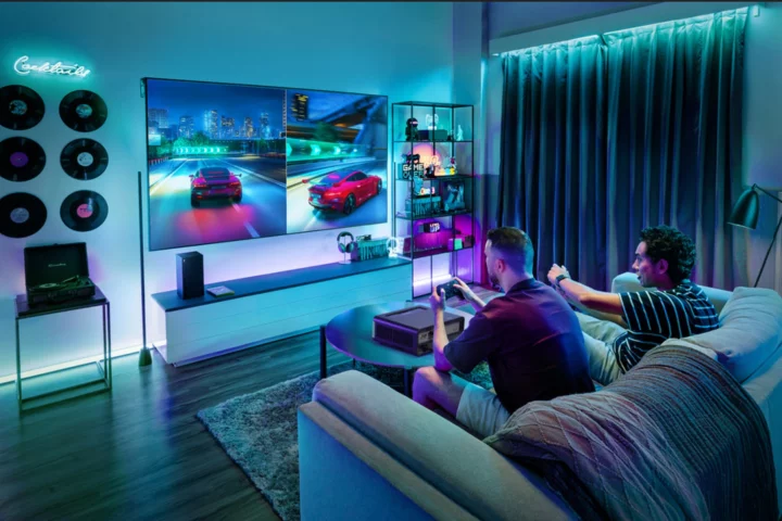 4K visuals for watching streamed content through Google TV, or 1440p/120Hz gaming when cabled to a console - though input lag can get as low as 4.2 milliseconds at 1080p resolution